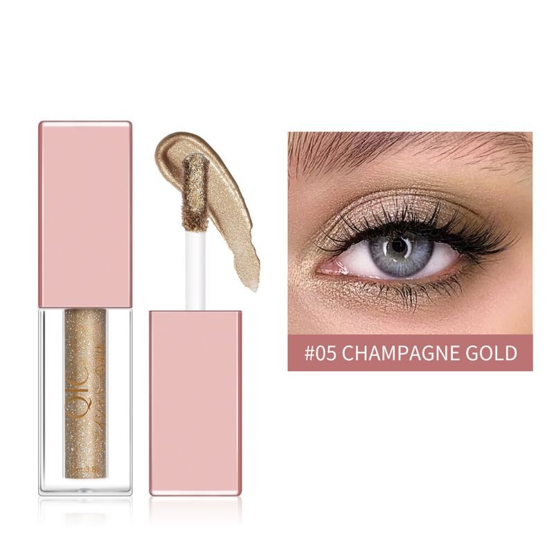 Beauty Makeup Qic Monochrome Eye Shadow Pearlescent Large Sequins High Gloss Brightening Liquid Eye Shadow