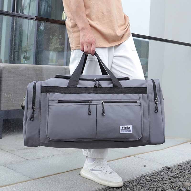 Men Leisure Sports Foldable Large Capacity Oxford Duffle Bag