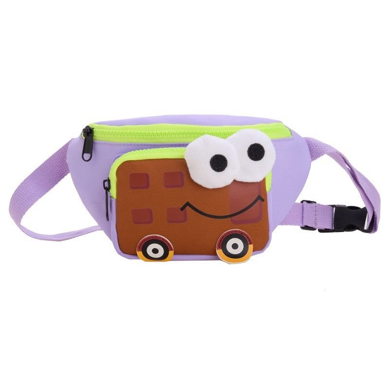 Kids Unisex Fashion Casual Cute Cartoon Car Waist Chest Bag