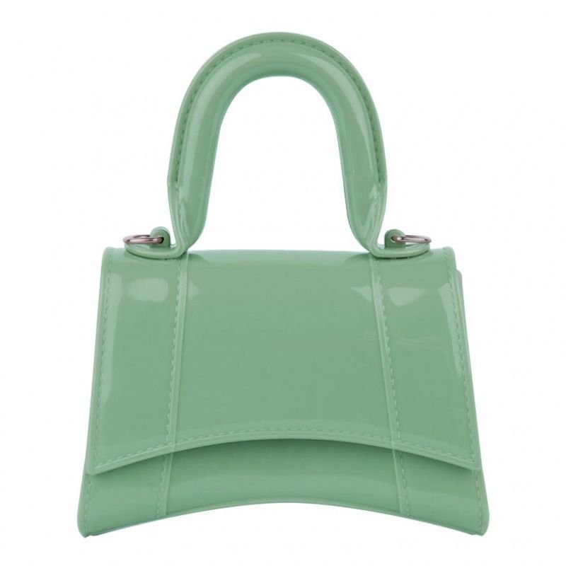 Children Fashion Macaroon Candy Color Handle Crossbody Jelly Bag