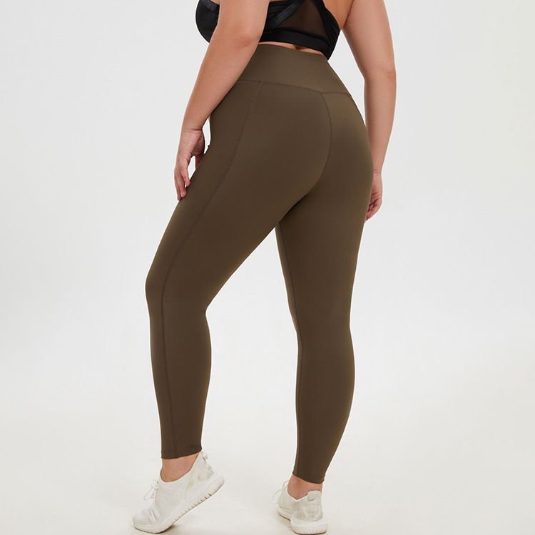 Women Fashion Plus Size High Waist Hip Tight Sports Yoga Pants