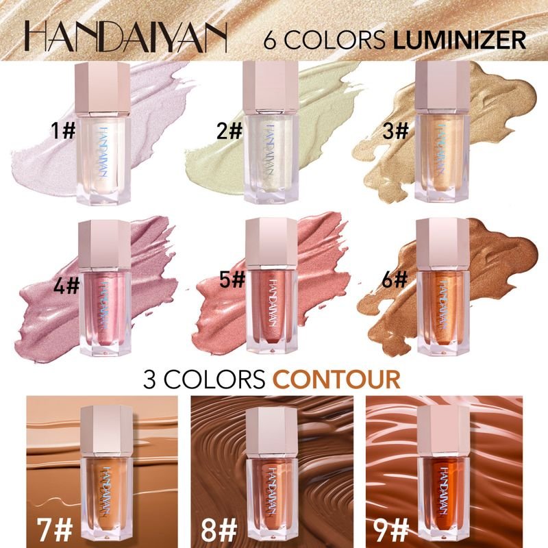 Handaiyan High Glow Face Shadows Pearlescent Eye Shadow Solution