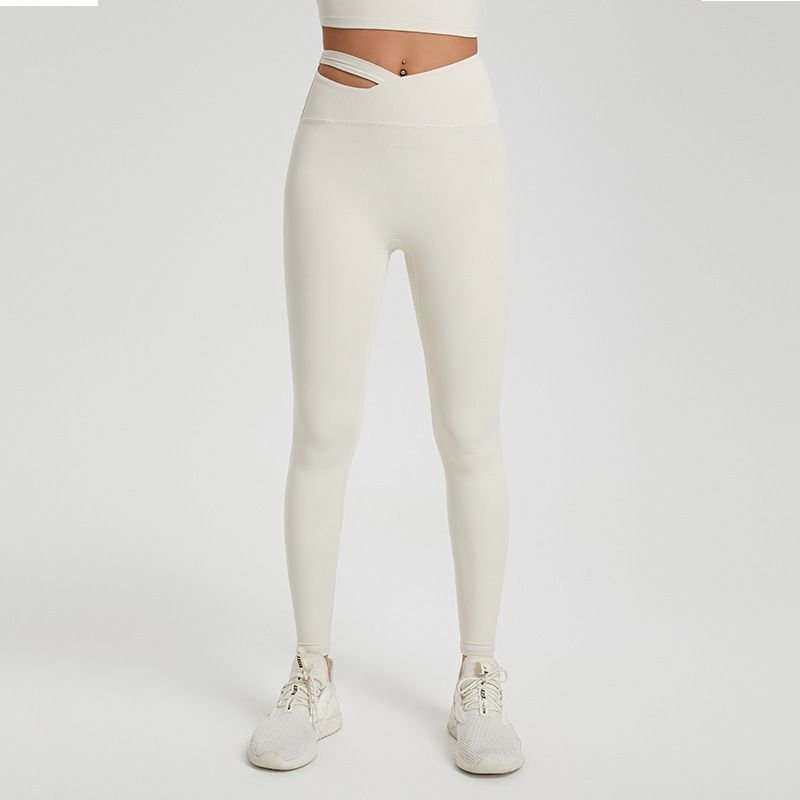 Women Fashion Yoga Solid Color Sports Leggings