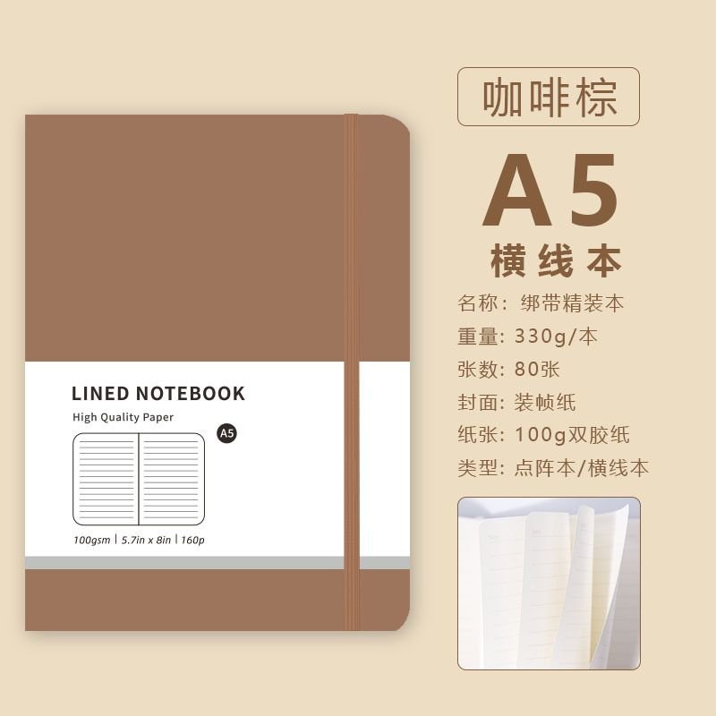 Macaron Imitation Leather Dot Matrix Notebook Creative A5 Notepad Business Handbook Notebook