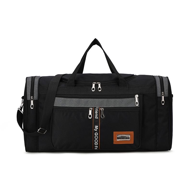 Men Leisure Sports Basic Alphabet Oxford Duffle Bag