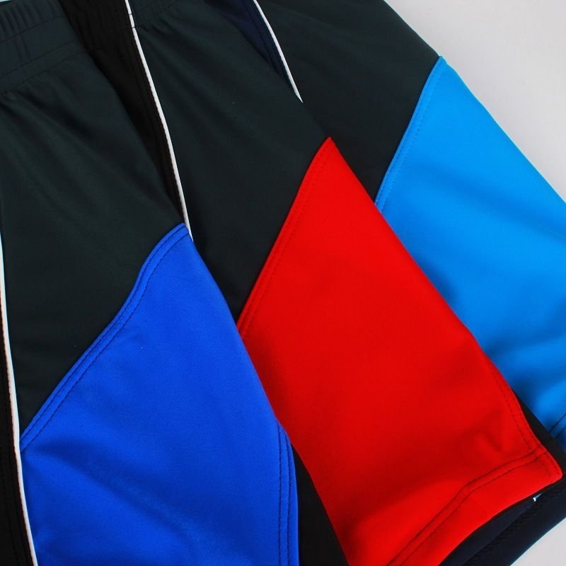 Men Classic Sports Swimming Trunks Large Size Quick-Drying Color-Matching Sports Boxer Swim Shorts