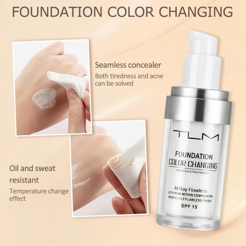 TLM Liquid Foundation Soft Matte Long Lasting Hydrating Makeup Base