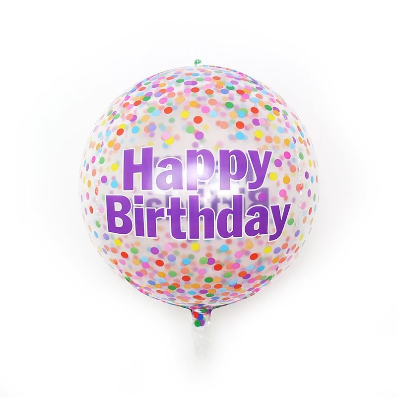 Transparent 22 Inch Birthday Balloon Decoration