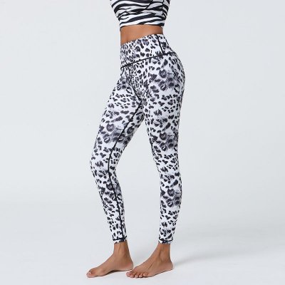 Women Yoga Fashion Leopard Print Sports Leggings