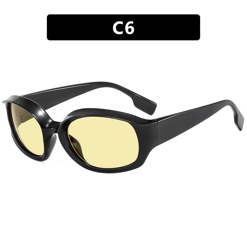 Simple And Fashionable Unisex Large Oval Sunglasses