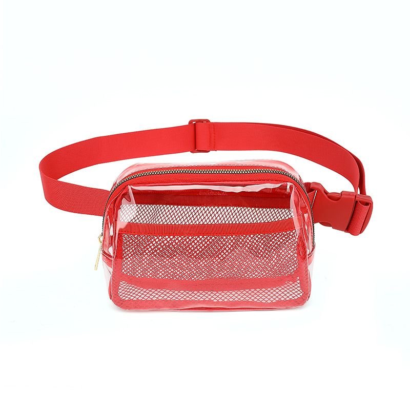 Fashion Nylon Waterproof Transparent Chest Bag