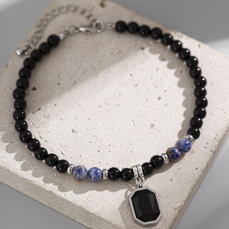 Men Fashion Casual Beaded Anklet