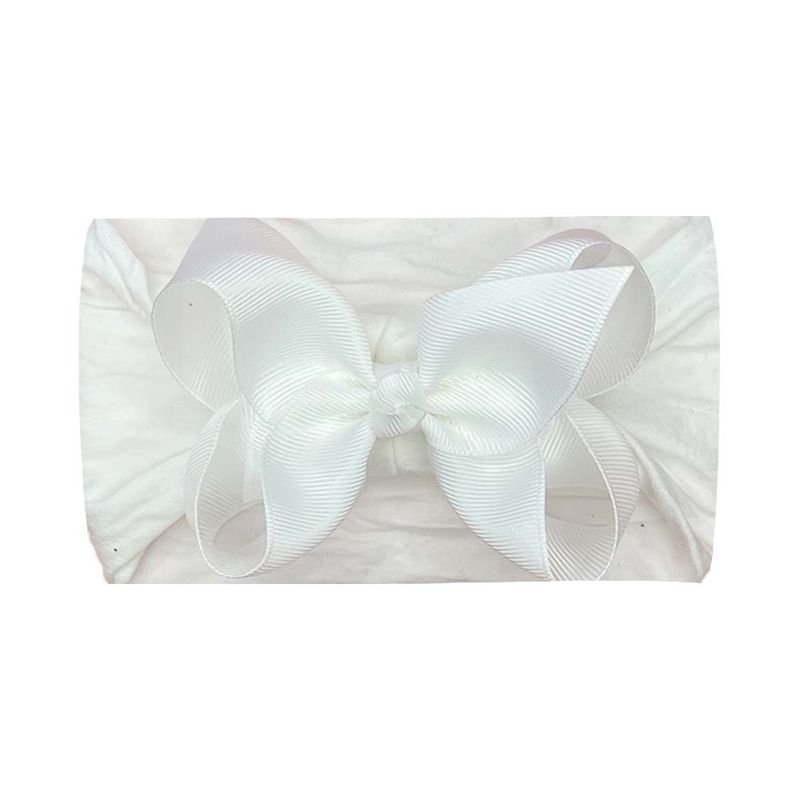 Baby Cute Solid Color Bow Hair Band