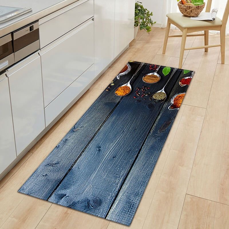 50*80cm Simple Food Pattern Kitchen Door Mat