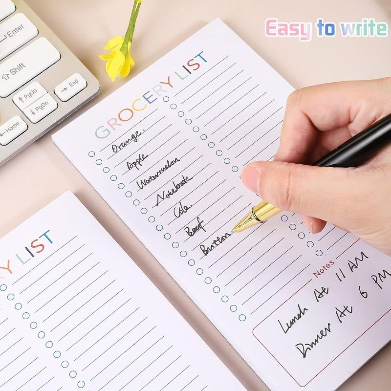 Simple Creative Colorful English Magnetic Tearable Note Pad