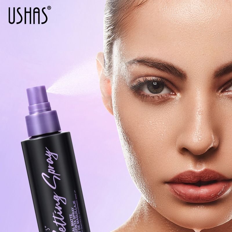 USHAS Women Long-Lasting Moisturizing Oil Control Anti-Makeup Spray