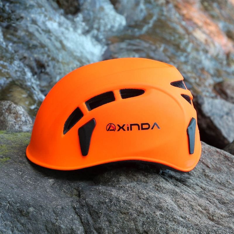 Outdoor Rachometer Climbing Rescue Mountaineering Safety Helmet