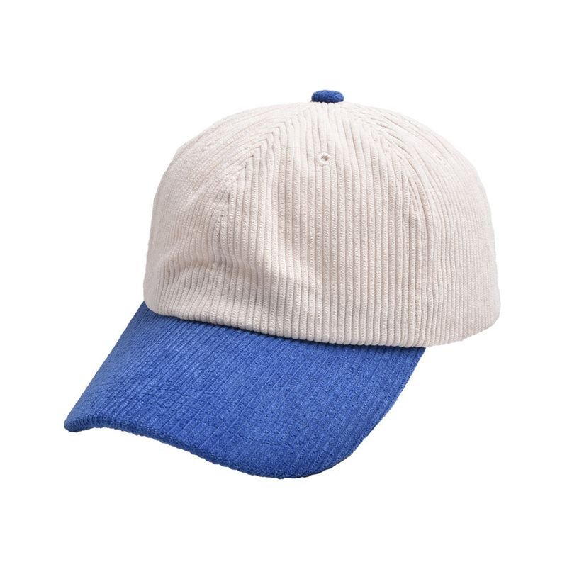 Neutral Simple Fashion Solid Color Corduroy Cap