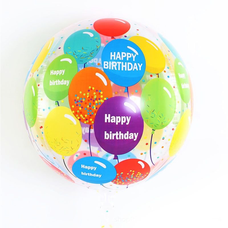 Transparent 22 Inch Birthday Balloon Decoration