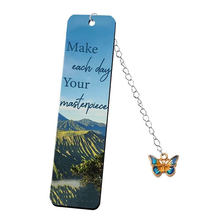 Creative Inspirational Stainless Steel Bookmark