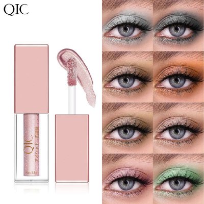 Beauty Makeup Qic Monochrome Eye Shadow Pearlescent Large Sequins High Gloss Brightening Liquid Eye Shadow