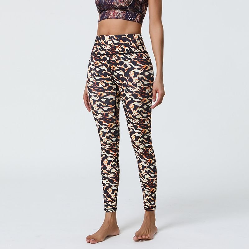 Women Yoga Fashion Leopard Print Sports Leggings