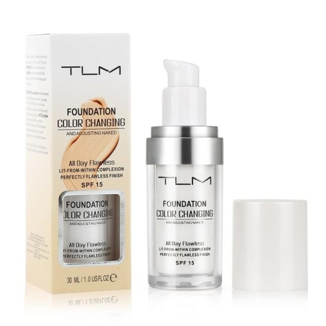 TLM Liquid Foundation Soft Matte Long Lasting Hydrating Makeup Base