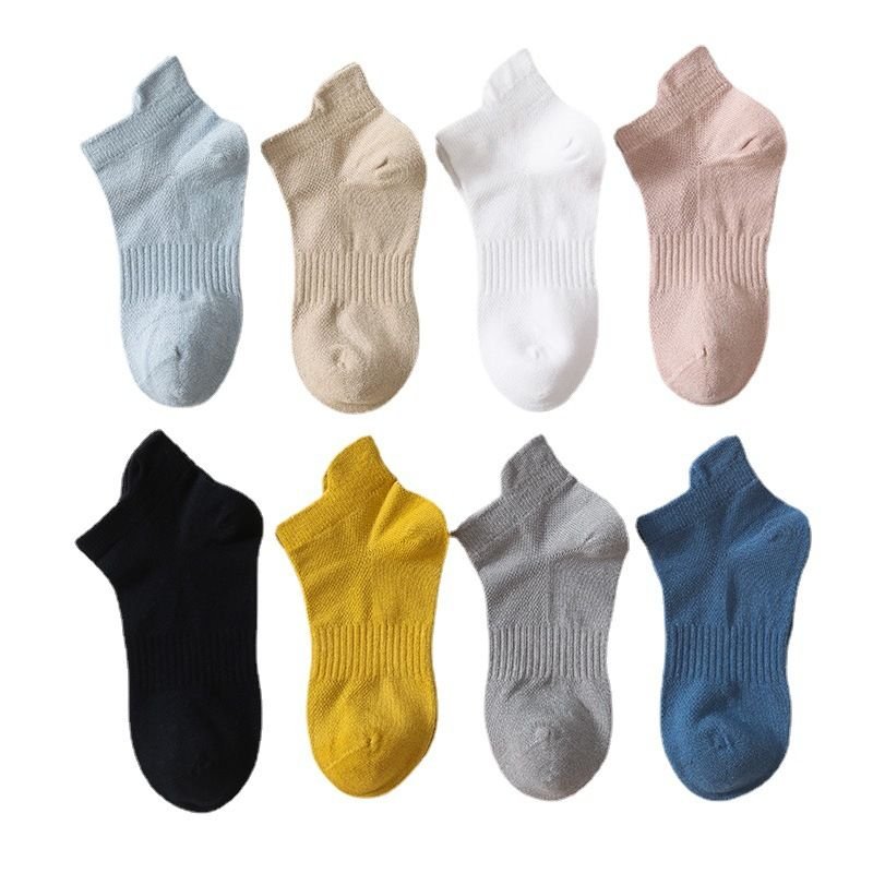 98 Cotton Summer Kids Mesh Socks Seamless Breathable Sweat-Absorbent Ankle Socks Custom