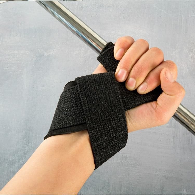 Non-Slip Weightlifting Fitness Sports Grip With Horizontal Bar Dumbbell Hard Pull Pressure Wrist Protection Assist Belt