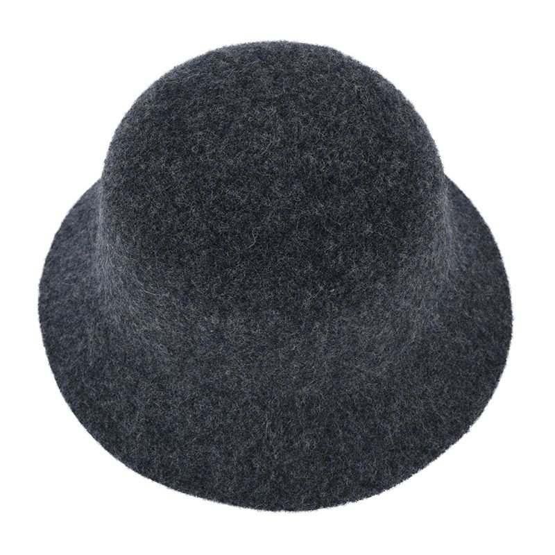 Autumn Winter Women Simple Solid Color Warm Thickened Knitted Bucket Hats