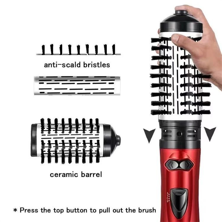 Three-In-One Cold Air Hot Air Comb Hair Dryer Multifunctional Electric Hair Straightener Automatic Curling Iron Hairdresser Appliance